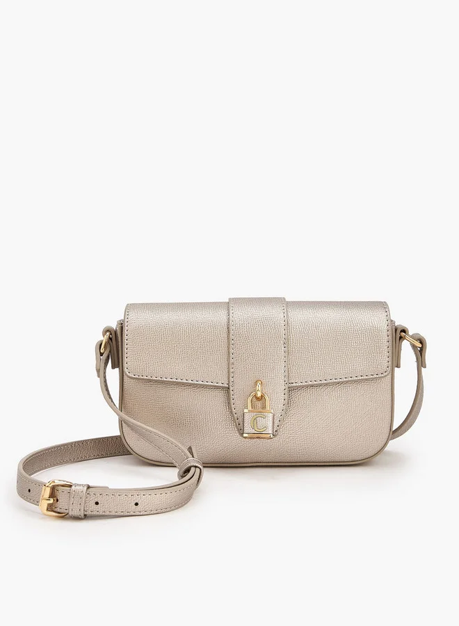 Le Confort Textured Crossbody Bag With Adjustable Strap